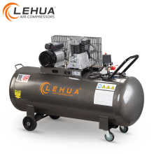300l 4hp ac power lubricated italy style mobile air compressor